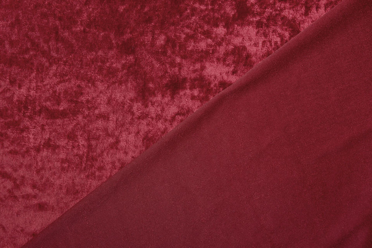Terciopelo de Panne Rojo Vino Terciopelo de Panne Rojo Vino