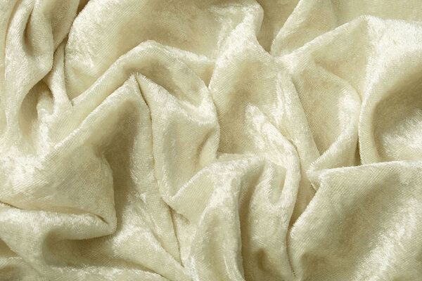 Terciopelo de Panne Crema Terciopelo de Panne Crema