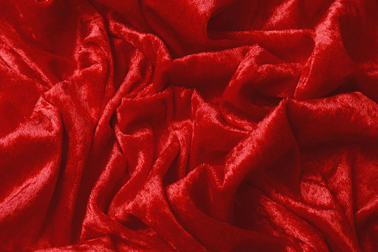 Velours de Panne Rouge Velours de Panne Rouge