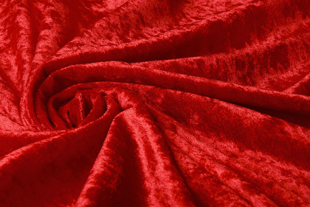 Velours de Panne Rouge Velours de Panne Rouge