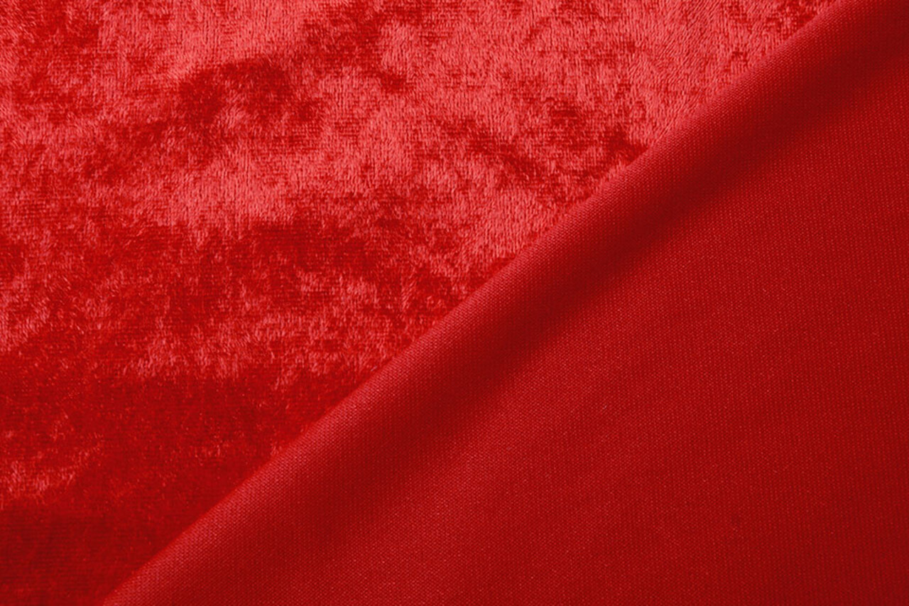 Velours de Panne Rood Velours de Panne Rood