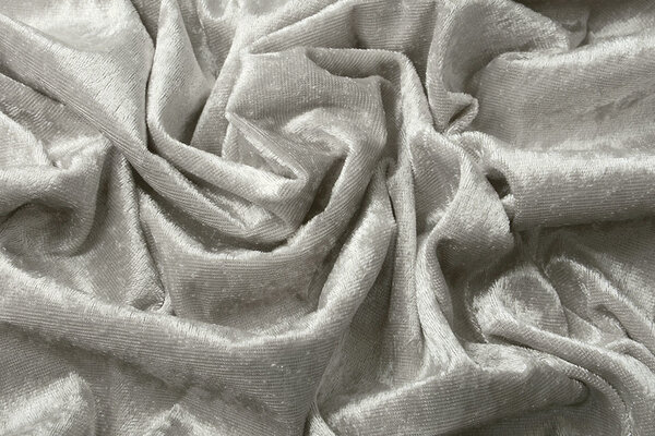 Pannesamt Stoff Silber Pannesamt Stoff Silber