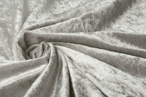 Pannesamt Stoff Silber Pannesamt Stoff Silber