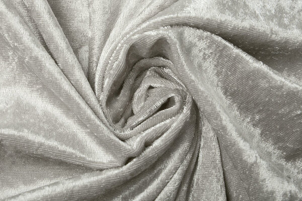Pannesamt Stoff Silber Pannesamt Stoff Silber