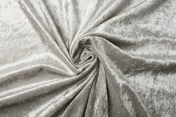 Pannesamt Stoff Silber Pannesamt Stoff Silber