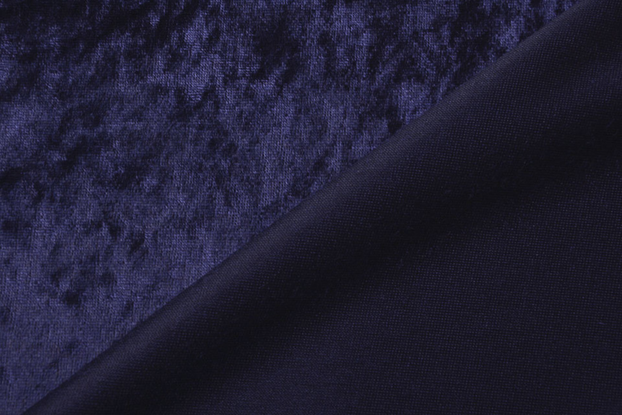 Pannesamt Stoff Marineblau Pannesamt Stoff Marineblau