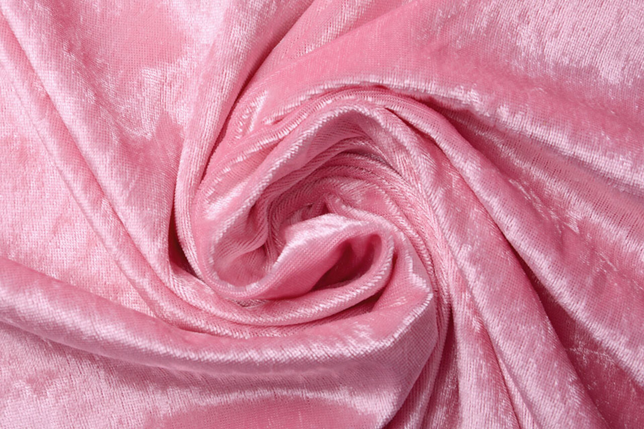 Terciopelo de Panne Rosa Claro Terciopelo de Panne Rosa Claro