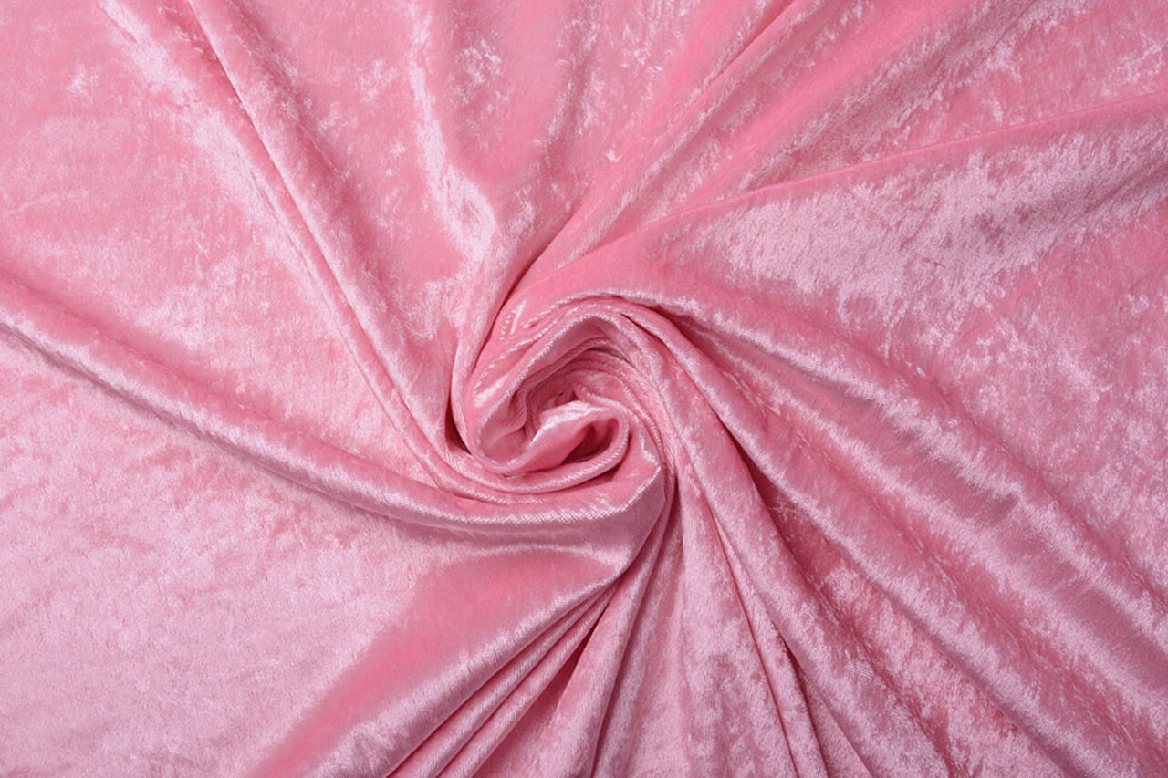 Velours de Panne Licht Roze Velours de Panne Licht Roze