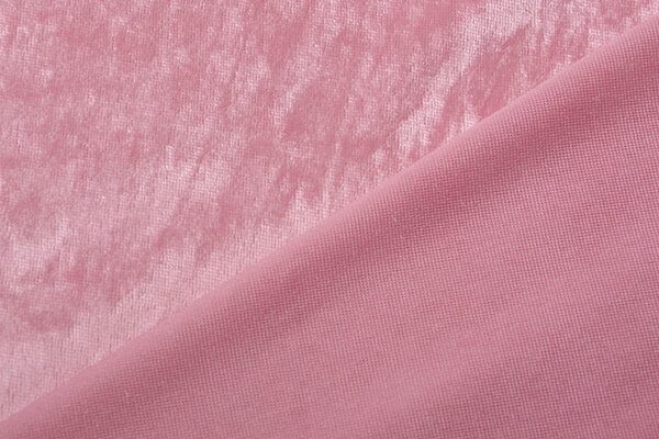 Velours de Panne Rose Clair Velours de Panne Rose Clair
