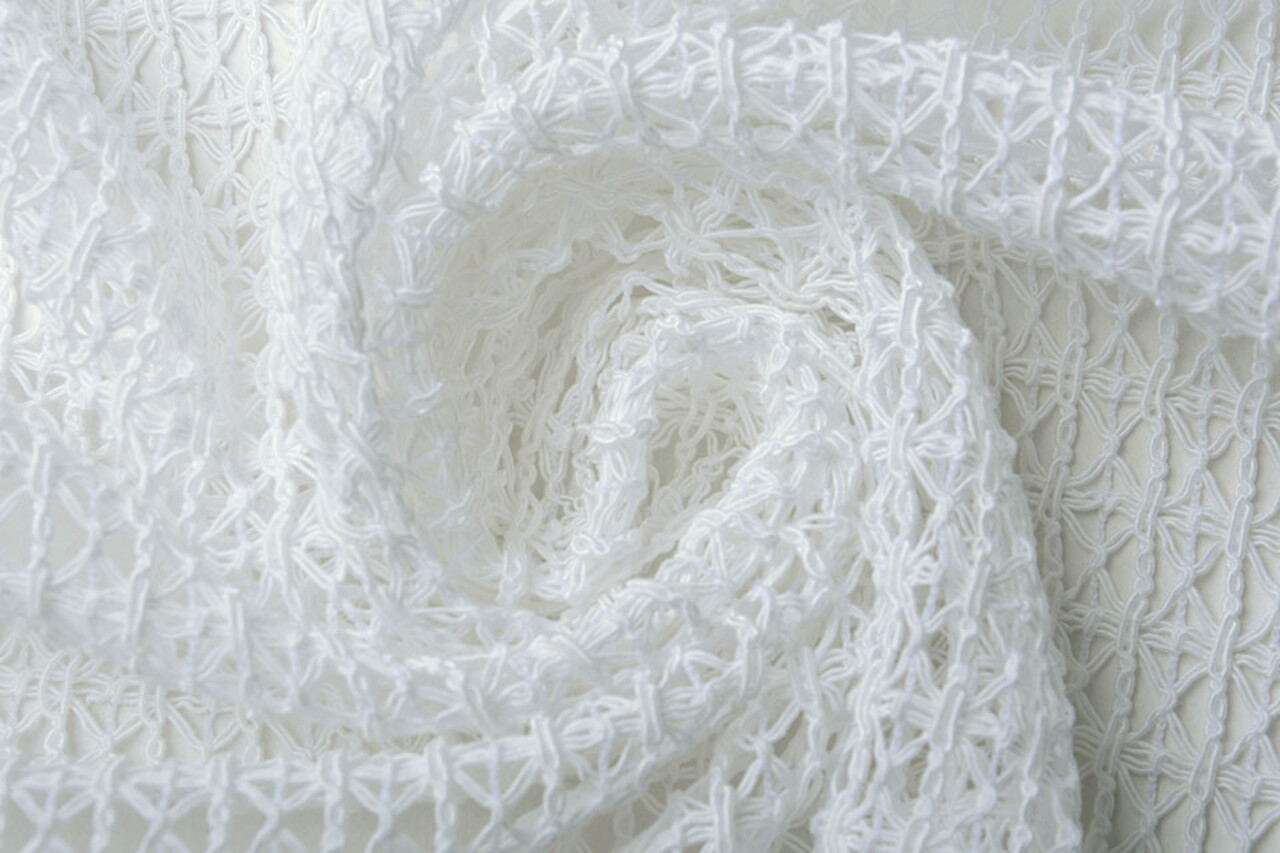 SpitzenStoff Häkeln Lieke Weiß SpitzenStoff Häkeln Lieke Weiß