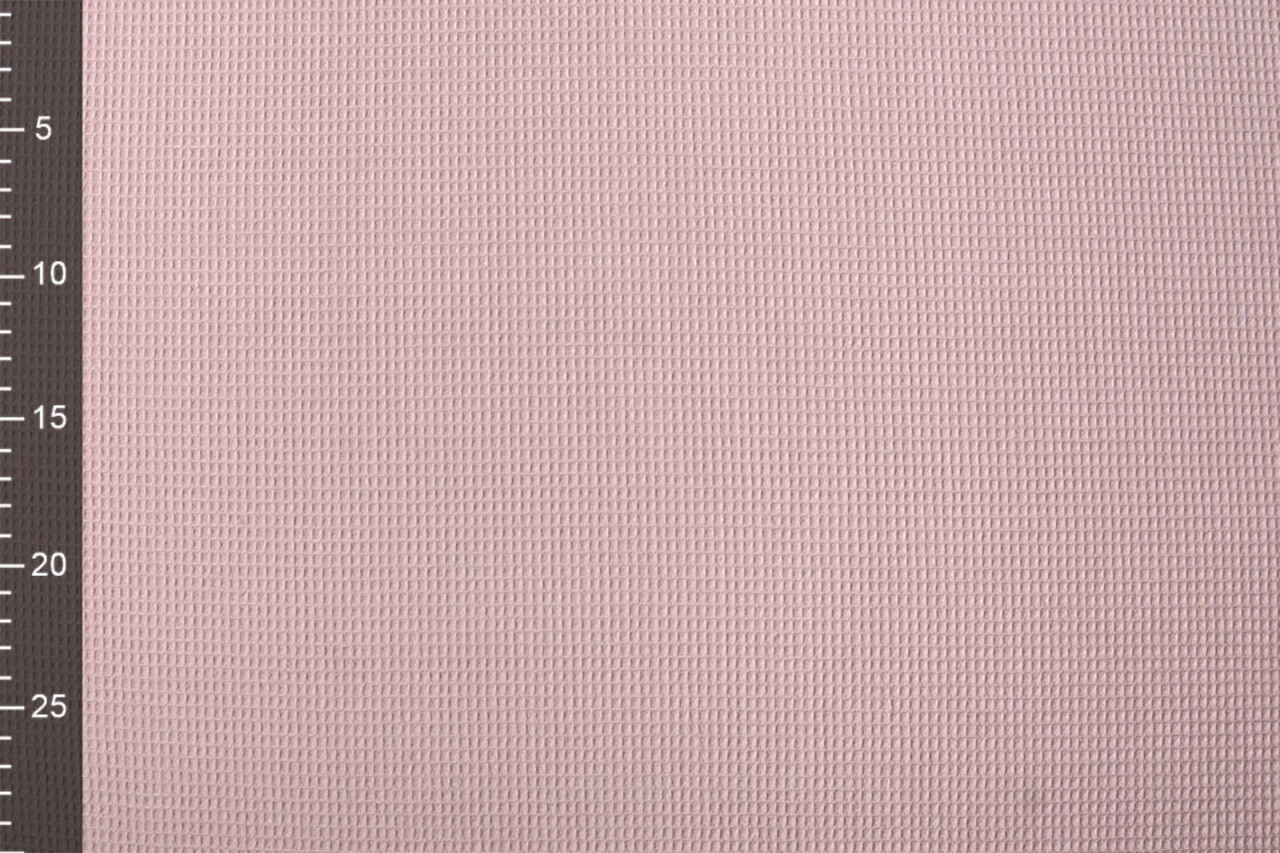 Oeko-Tex®  Mini Nid d’Abeille Coton Vieux Rose