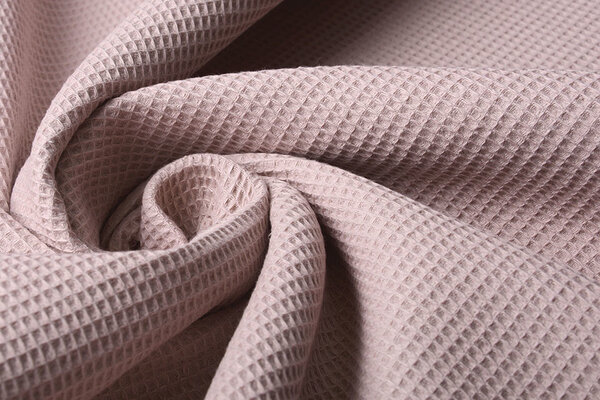 Oeko-Tex®  Mini Waffle Pique Fabric Old Pink Oeko-Tex®  Mini Waffle Pique Fabric Old Pink