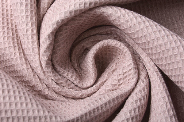 Oeko-Tex®  Mini Waffelpiqué Baumwolle Altrosa