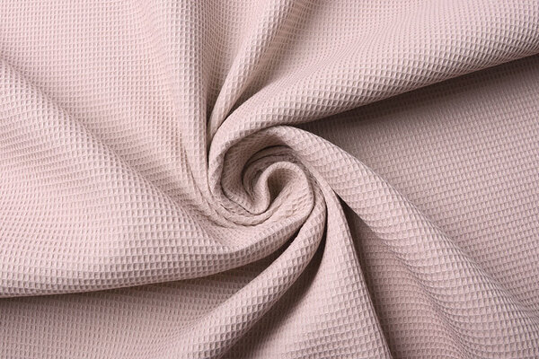 Oeko-Tex®  Mini Waffle Pique Fabric Old Pink Oeko-Tex®  Mini Waffle Pique Fabric Old Pink