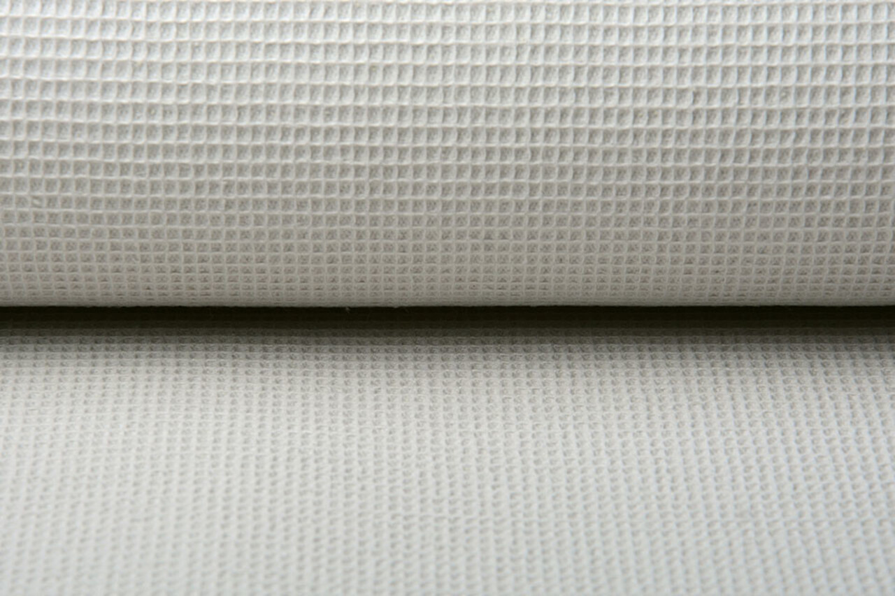 Oeko-Tex®  Mini Waffelpiqué Baumwolle Hellgrau