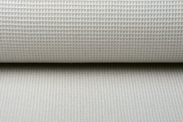 Oeko-Tex®  Mini Waffle Pique Fabric Light Grey Oeko-Tex®  Mini Waffle Pique Fabric Light Grey