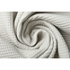 Oeko-Tex® Mini Nid d’Abeille Coton Gris Clair Oeko-Tex® Mini Nid d’Abeille Coton Gris Clair