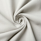 Oeko-Tex®  Mini Wafel Katoen Licht Grijs Oeko-Tex®  Mini Wafel Katoen Licht Grijs