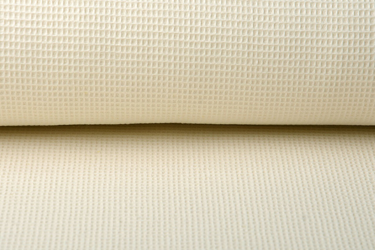 Oeko-Tex®  Mini Waffle Pique Fabric Natural