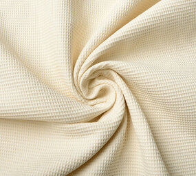 Oeko-Tex®  Mini Waffle Pique Fabric Natural