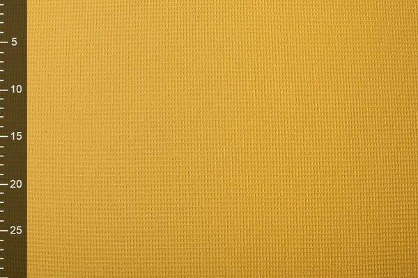 Oeko-Tex® Mini Nido de Abeja Algodón Ocre Amarillo Oeko-Tex® Mini Nido de Abeja Algodón Ocre Amarillo