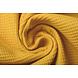 Oeko-Tex® Mini Cotone a Nido D’ape Giallo Ocra Oeko-Tex® Mini Cotone a Nido D’ape Giallo Ocra