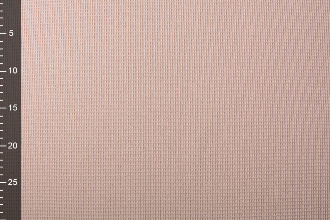 Oeko-Tex®  Mini Waffle Pique Fabric Powder Pink Oeko-Tex®  Mini Waffle Pique Fabric Powder Pink
