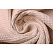 Oeko-Tex® Mini Nid d’Abeille Coton Rose Poudré Oeko-Tex® Mini Nid d’Abeille Coton Rose Poudré