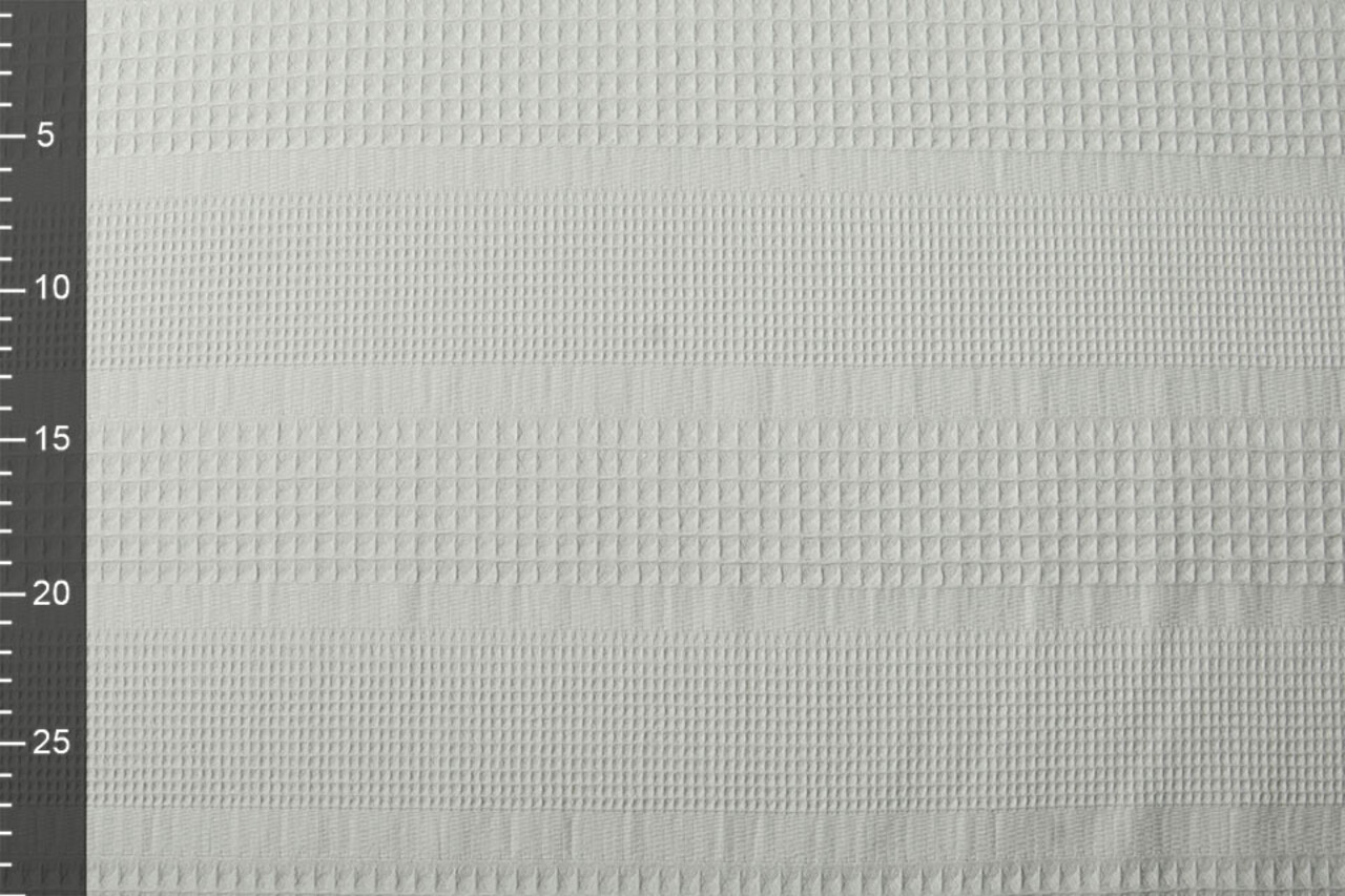 Oeko-Tex®  Combi Waffle Pique Fabric Light Grey