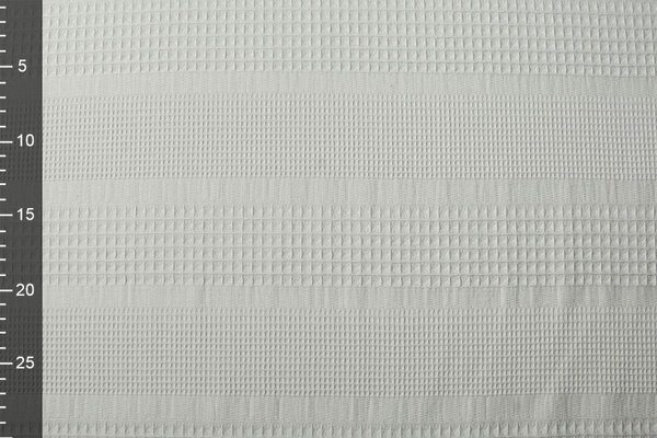 Oeko-Tex®  Combi Waffle Pique Fabric Light Grey