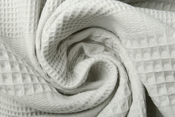 Oeko-Tex®  Combi Wafel Katoen Licht Grijs