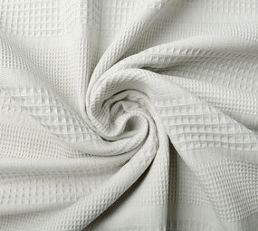 Oeko-Tex®  Combi Waffle Pique Fabric Light Grey Oeko-Tex®  Combi Waffle Pique Fabric Light Grey