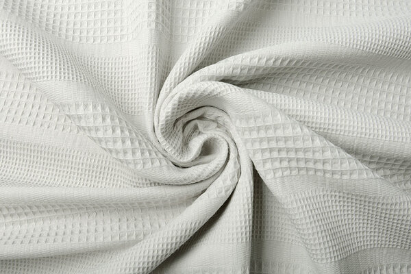 Oeko-Tex®  Combi Waffle Pique Fabric Light Grey