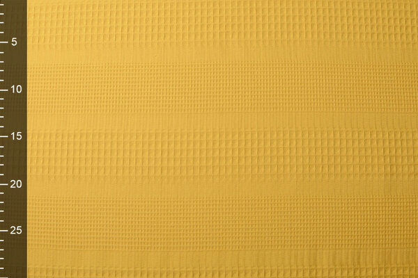 Oeko-Tex®  Combi Waffle Pique Fabric Ocher Yellow