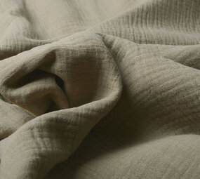 Oeko-Tex®  Double Gauze Fabric Taupe