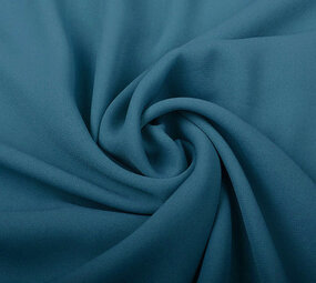 Crêpe Georgette Light petrol blue