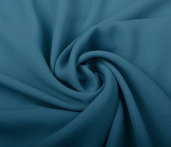 Crêpe Georgette Light petrol blue