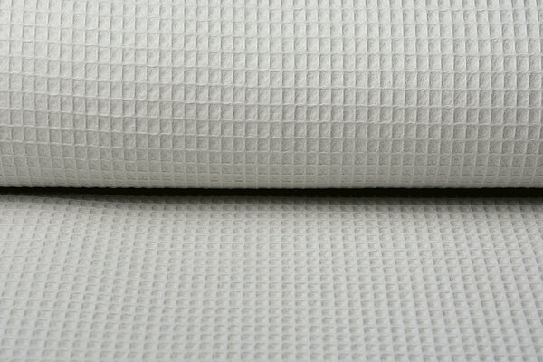 Oeko-Tex® Waffelpiqué Baumwolle Hellgrau Oeko-Tex® Waffelpiqué Baumwolle Hellgrau