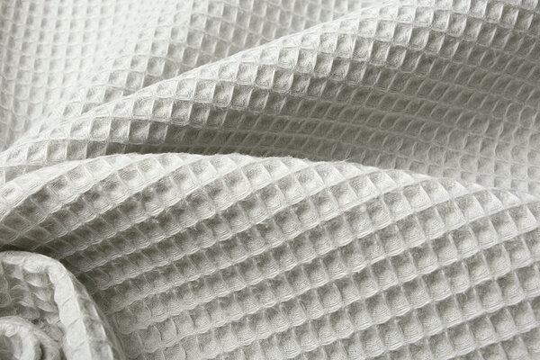 Oeko-Tex® Waffelpiqué Baumwolle Hellgrau Oeko-Tex® Waffelpiqué Baumwolle Hellgrau