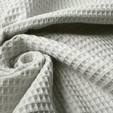 Oeko-Tex®  Waffle Pique Fabric Light Grey