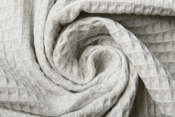 Oeko-Tex®  Waffle Pique Fabric Light Grey