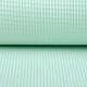 Oeko-Tex®  Waffle Pique Fabric Mint Green