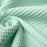 Oeko-Tex® Nid d’Abeille Coton Vert Menthe Oeko-Tex® Nid d’Abeille Coton Vert Menthe