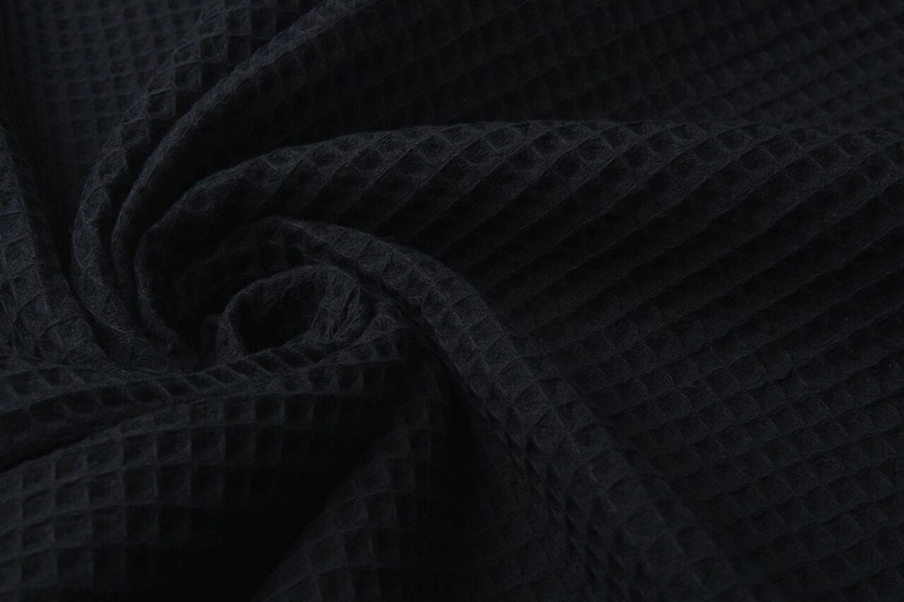 Oeko-Tex®  Nido de Abeja Algodón Negro