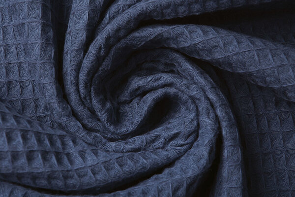 Oeko-Tex®  Wafel Katoen Politie Blauw