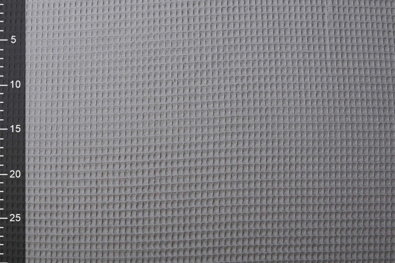 Oeko-Tex®  Waffelpiqué Baumwolle Grau Oeko-Tex®  Waffelpiqué Baumwolle Grau