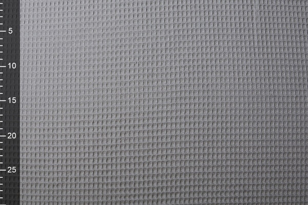 Oeko-Tex®  Waffelpiqué Baumwolle Grau Oeko-Tex®  Waffelpiqué Baumwolle Grau