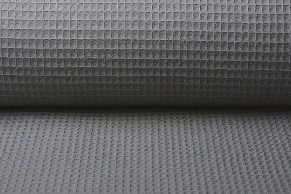Oeko-Tex®  Waffle Pique Fabric Grey Oeko-Tex®  Waffle Pique Fabric Grey