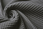 Waffle Pique Fabric Grey Waffle Pique Fabric Grey