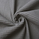 Oeko-Tex®  Waffle Pique Fabric Grey